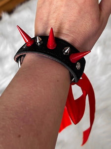 Bloody Valentine Spiked Cuff