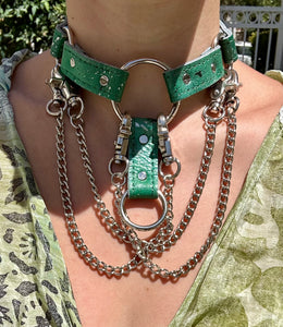Emerald Forest Fairy Quest Chain Collar